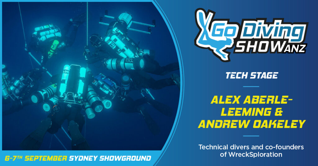 Andrew & Alex speaking at the GO Diving Show ANZ in Sydney
